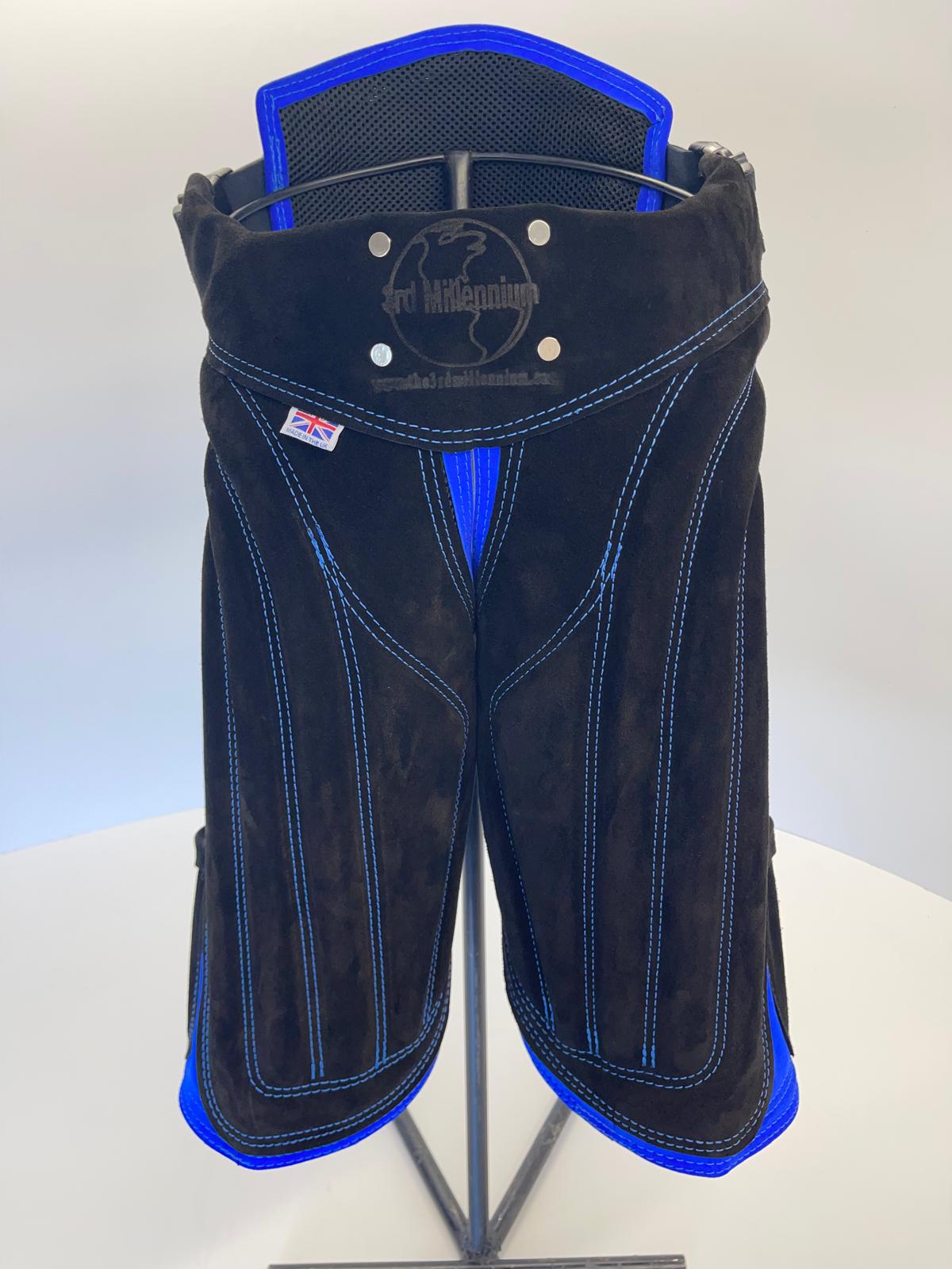 Deluxe Leather Apron — Blue