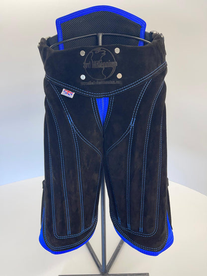 Deluxe Leather Apron — Blue