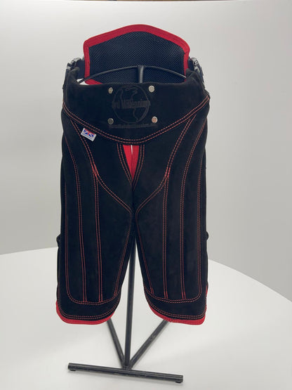 Deluxe Leather Apron — Red