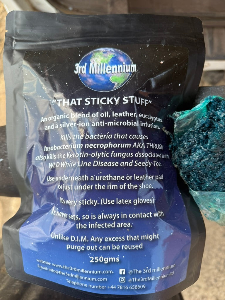 That Sticky Stuff 250g anti-microbial hoof packing by 3rd Millennium